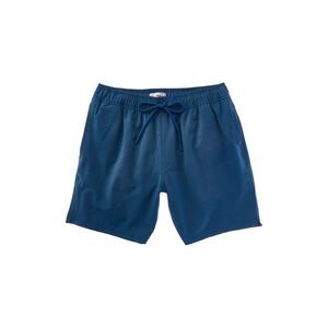 Mr. Swim Mens  Textured Stretch Trunk, Blue